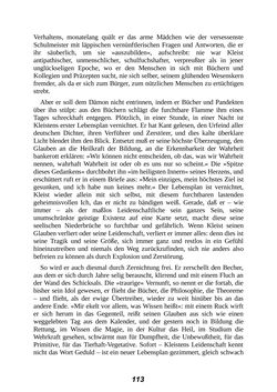 Image of the Page - 113 - in Der Kampf mit dem Dämon - Hölderlin · Kleist · Nietzsche