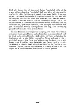 Bild der Seite - 118 - in Der Kampf mit dem Dämon - Hölderlin · Kleist · Nietzsche