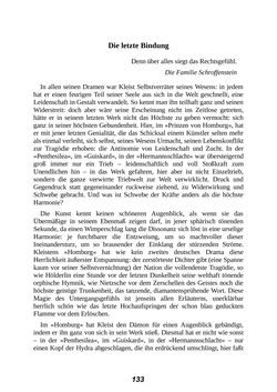 Bild der Seite - 133 - in Der Kampf mit dem Dämon - Hölderlin · Kleist · Nietzsche