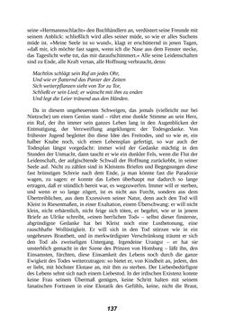 Image of the Page - 137 - in Der Kampf mit dem Dämon - Hölderlin · Kleist · Nietzsche