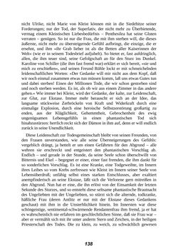 Bild der Seite - 138 - in Der Kampf mit dem Dämon - Hölderlin · Kleist · Nietzsche