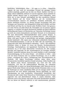 Bild der Seite - 167 - in Der Kampf mit dem Dämon - Hölderlin · Kleist · Nietzsche