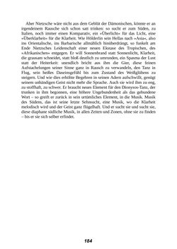 Image of the Page - 184 - in Der Kampf mit dem Dämon - Hölderlin · Kleist · Nietzsche