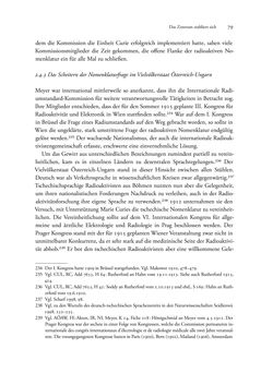 Image of the Page - 79 - in Kerne, Kooperation und Konkurrenz - Kernforschung in Österreich im internationalen Kontext (1900–1950)