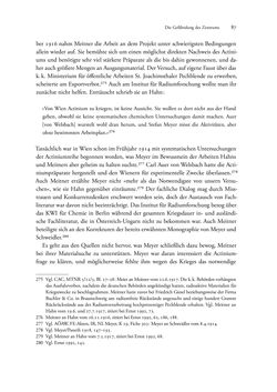 Image of the Page - 87 - in Kerne, Kooperation und Konkurrenz - Kernforschung in Österreich im internationalen Kontext (1900–1950)