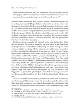 Bild der Seite - 184 - in Kerne, Kooperation und Konkurrenz - Kernforschung in Österreich im internationalen Kontext (1900–1950)