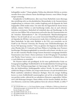 Bild der Seite - 186 - in Kerne, Kooperation und Konkurrenz - Kernforschung in Österreich im internationalen Kontext (1900–1950)