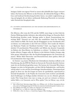Bild der Seite - 308 - in Kerne, Kooperation und Konkurrenz - Kernforschung in Österreich im internationalen Kontext (1900–1950)