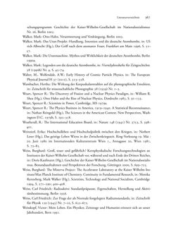 Image of the Page - 367 - in Kerne, Kooperation und Konkurrenz - Kernforschung in Österreich im internationalen Kontext (1900–1950)