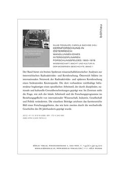 Bild der Seite - (000375) - in Kerne, Kooperation und Konkurrenz - Kernforschung in Österreich im internationalen Kontext (1900–1950)