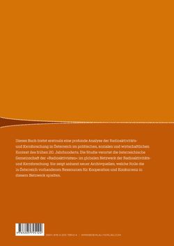 Image of the Page - Einband hinten - in Kerne, Kooperation und Konkurrenz - Kernforschung in Österreich im internationalen Kontext (1900–1950)