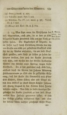 Image of the Page - 189 - in Staat- und Kirchengeschichte des Herzogthum Steyermarks, Volume 1 & 2