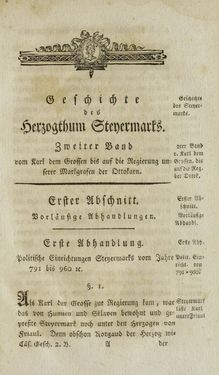 Image of the Page - (000365) - in Staat- und Kirchengeschichte des Herzogthum Steyermarks, Volume 1 & 2