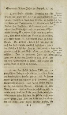 Image of the Page - 23 - in Staat- und Kirchengeschichte des Herzogthum Steyermarks, Volume 1 & 2