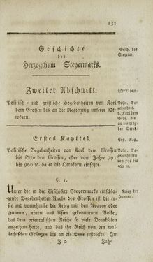 Image of the Page - 131 - in Staat- und Kirchengeschichte des Herzogthum Steyermarks, Volume 1 & 2