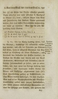 Image of the Page - 191 - in Staat- und Kirchengeschichte des Herzogthum Steyermarks, Volume 1 & 2