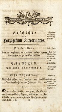 Bild der Seite - (000009) - in Staat- und Kirchengeschichte des Herzogthum Steyermarks, Band 3