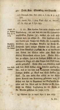 Image of the Page - 370 - in Staat- und Kirchengeschichte des Herzogthum Steyermarks, Volume 3