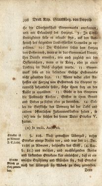 Bild der Seite - 398 - in Staat- und Kirchengeschichte des Herzogthum Steyermarks, Band 3