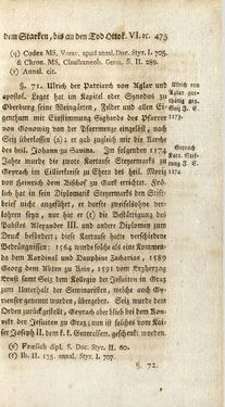 Image of the Page - 475 - in Staat- und Kirchengeschichte des Herzogthum Steyermarks, Volume 3