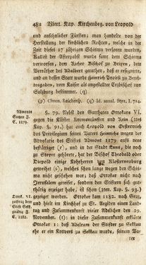 Bild der Seite - 482 - in Staat- und Kirchengeschichte des Herzogthum Steyermarks, Band 3