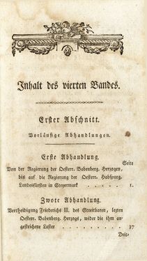 Image of the Page - (000005) - in Staat- und Kirchengeschichte des Herzogthum Steyermarks, Volume 4