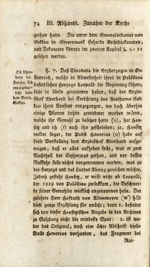 Bild der Seite - 74 - in Staat- und Kirchengeschichte des Herzogthum Steyermarks, Band 4