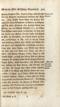 Bild der Seite - 305 - in Staat- und Kirchengeschichte des Herzogthum Steyermarks, Band 4