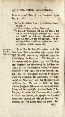Image of the Page - 378 - in Staat- und Kirchengeschichte des Herzogthum Steyermarks, Volume 6
