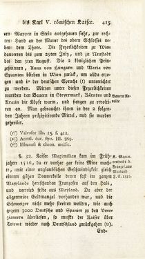 Image of the Page - 415 - in Staat- und Kirchengeschichte des Herzogthum Steyermarks, Volume 6