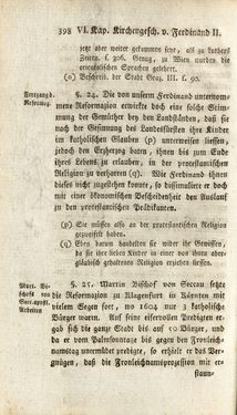 Image of the Page - 398 - in Staat- und Kirchengeschichte des Herzogthum Steyermarks, Volume 7