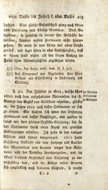 Image of the Page - 403 - in Staat- und Kirchengeschichte des Herzogthum Steyermarks, Volume 7