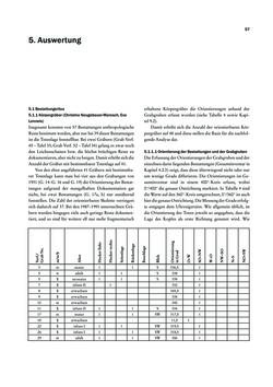 Image of the Page - 57 - in Das linearbandkeramische Gräberfeld von Kleinhadersdorf