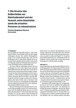 Bild der Seite - 179 - in Das linearbandkeramische Gräberfeld von Kleinhadersdorf