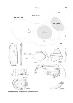 Image of the Page - 261 - in Das linearbandkeramische Gräberfeld von Kleinhadersdorf
