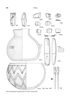 Image of the Page - 280 - in Das linearbandkeramische Gräberfeld von Kleinhadersdorf