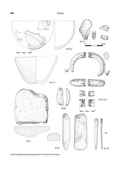 Image of the Page - 284 - in Das linearbandkeramische Gräberfeld von Kleinhadersdorf