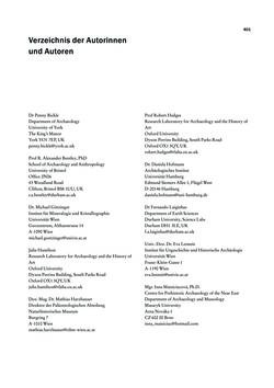 Image of the Page - 401 - in Das linearbandkeramische Gräberfeld von Kleinhadersdorf