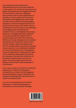 Image of the Page - Einband hinten - in Das linearbandkeramische Gräberfeld von Kleinhadersdorf