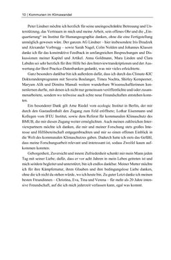 Bild der Seite - 10 - in Kommunen im Klimawandel - Best Practices als Chance zur grünen Transformation?