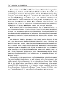 Image of the Page - 10 - in Kommunen im Klimawandel - Best Practices als Chance zur grünen Transformation?