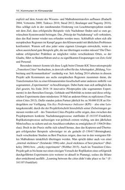 Image of the Page - 14 - in Kommunen im Klimawandel - Best Practices als Chance zur grünen Transformation?