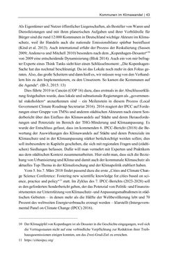 Image of the Page - 43 - in Kommunen im Klimawandel - Best Practices als Chance zur grünen Transformation?