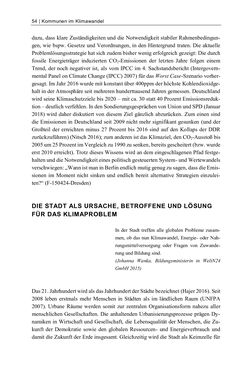 Image of the Page - 54 - in Kommunen im Klimawandel - Best Practices als Chance zur grünen Transformation?