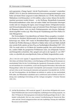 Image of the Page - 56 - in Kommunen im Klimawandel - Best Practices als Chance zur grünen Transformation?