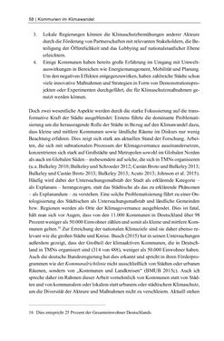 Image of the Page - 58 - in Kommunen im Klimawandel - Best Practices als Chance zur grünen Transformation?