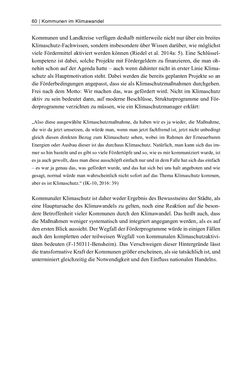 Image of the Page - 60 - in Kommunen im Klimawandel - Best Practices als Chance zur grünen Transformation?