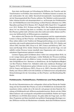 Bild der Seite - 84 - in Kommunen im Klimawandel - Best Practices als Chance zur grünen Transformation?