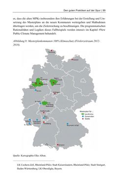 Image of the Page - 99 - in Kommunen im Klimawandel - Best Practices als Chance zur grünen Transformation?