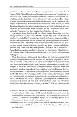 Bild der Seite - 102 - in Kommunen im Klimawandel - Best Practices als Chance zur grünen Transformation?